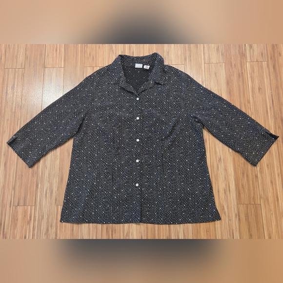 Worthington Polka Dot Blouse - Picture 1 of 10
